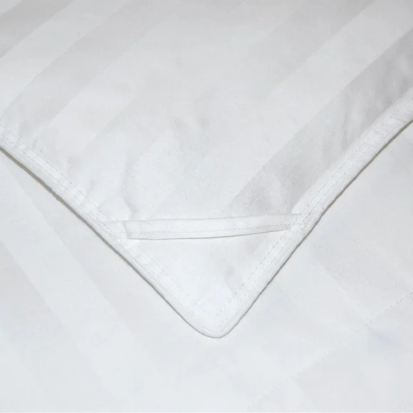 Hotel Grand White Down Comforter 650 Fill Power Classic Solid Queen Elegant Set